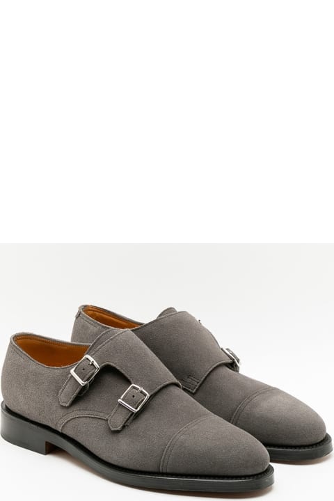 William Grey Suede Monk Strap Shoe