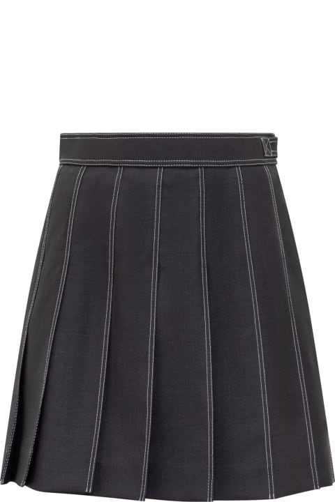 Thom Browne for Women Thom Browne Mini Pleated Skirt