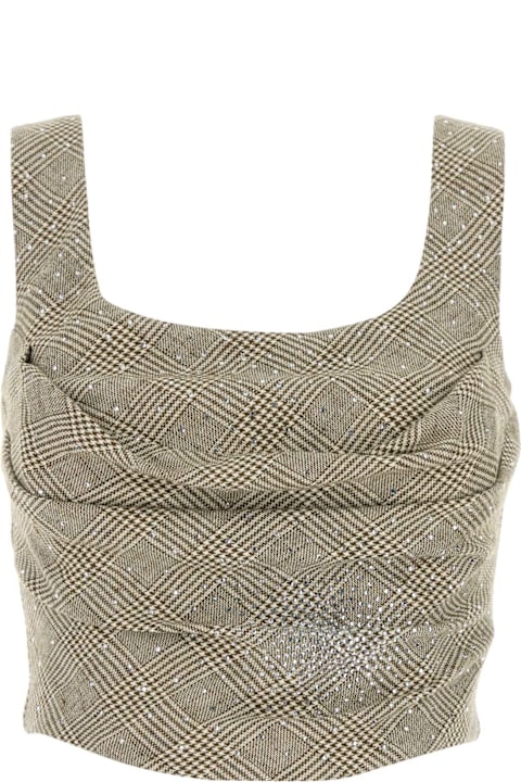 Giuseppe di Morabito for Men Giuseppe di Morabito Embroidered Cotton Blend Bodice