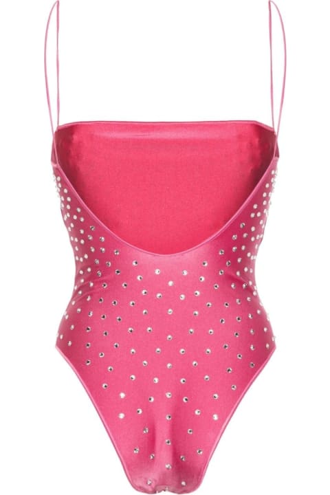 Swimwear for Women Oseree Flamingo Gem Maillot Swimsuit