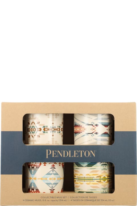 Pendleton for Men Pendleton 12oz Ceramig Mug Set Of 4