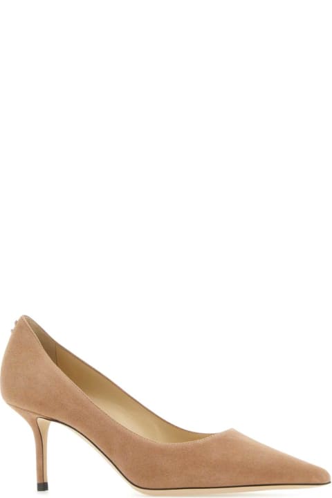 Shoes for Women Jimmy Choo Skin Pink Suede Love 65 Pumps