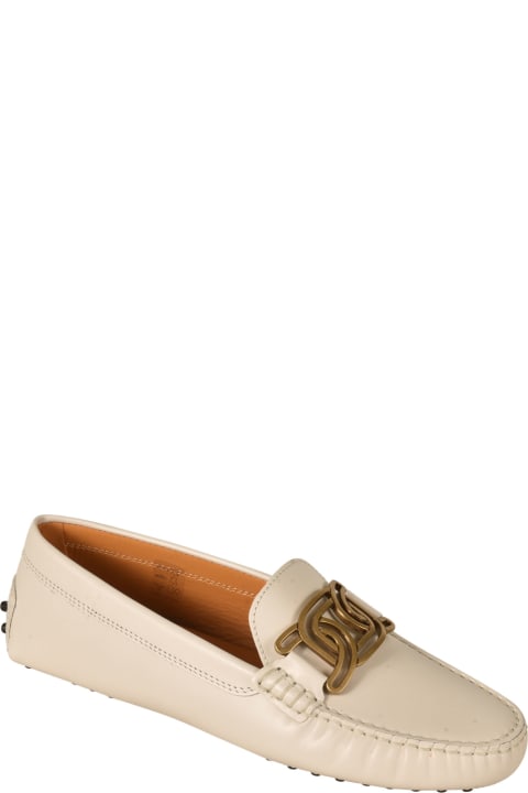 Flat Shoes for Women Tod's Gommino Catena Loafers