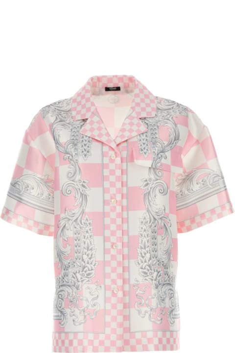 Sale for Women Versace Printed Duchesse Shirt