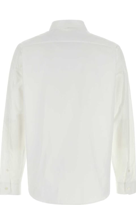 Loewe Shirts for Men Loewe White Poplin Shirt