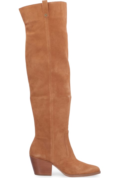 Boots for Women MICHAEL Michael Kors Harlow Suede Knee High Boots