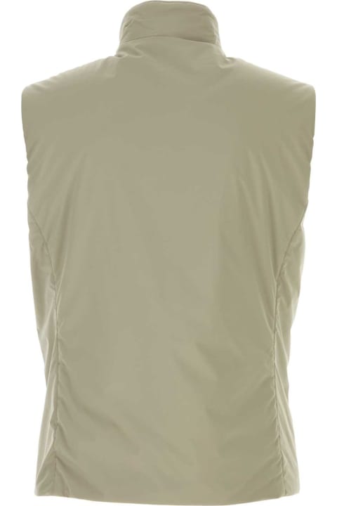 Moorer Coats & Jackets for Men Moorer Sand Polyester Senio Sleeveless Jacket