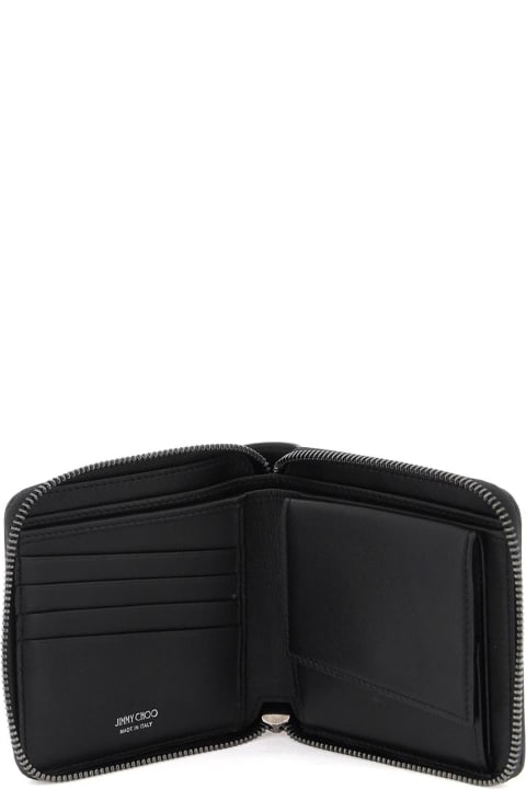 Wallets for Men Jimmy Choo Zip-around Wallet With Stars
