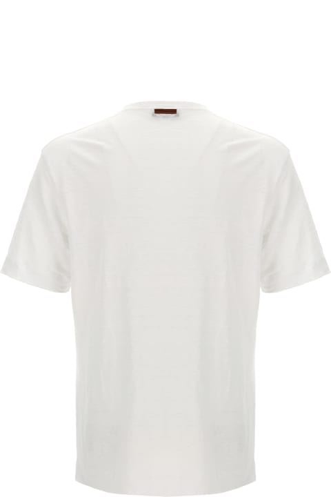 Zegna Topwear for Men Zegna Linen T-shirt