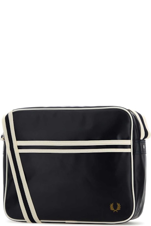 Fred Perry for Kids Fred Perry Midnight Blue Canvas Shopping Bag