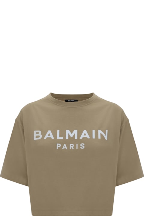 Balmain Topwear for Women Balmain Cropped T-shirt