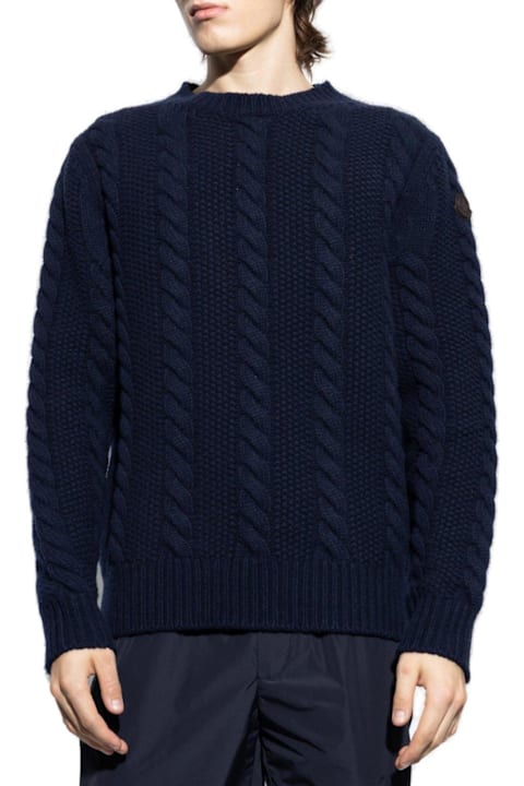 Moncler Sweaters for Men Moncler Decorative Knit Jumper