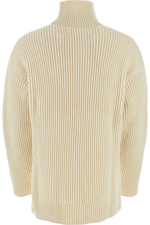 Jil Sander Sweaters for Men Jil Sander Ivory Wool Sweater