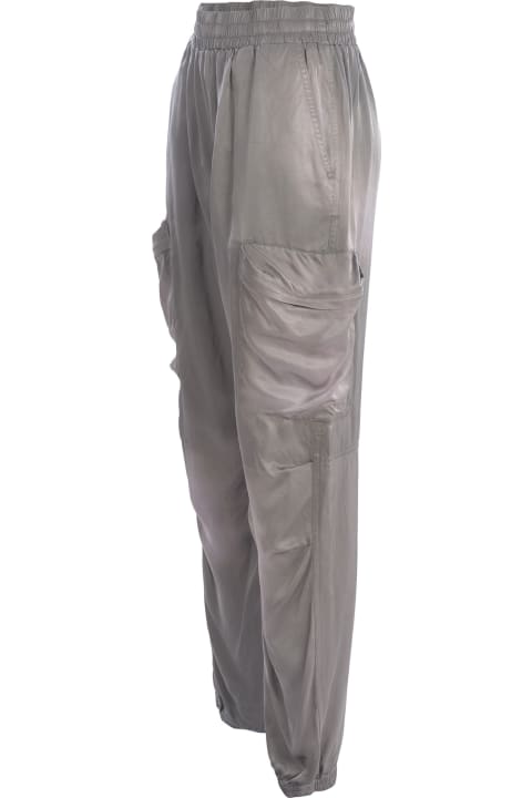 Diesel Pants & Shorts for Women Diesel Trousers Diesel "p-mirow" Made Of Satin