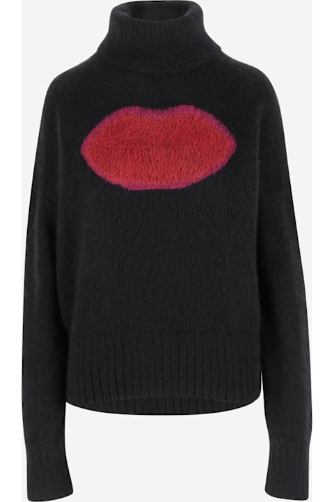 Stella McCartney for Kids Stella McCartney Wool Blend Sweater With Graphic Pattern