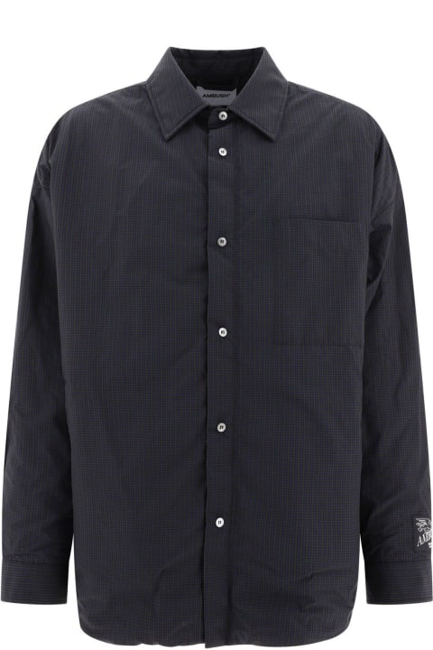 AMBUSH Coats & Jackets for Men AMBUSH Buttoned Long-sleeved Padded Shirt Jacket