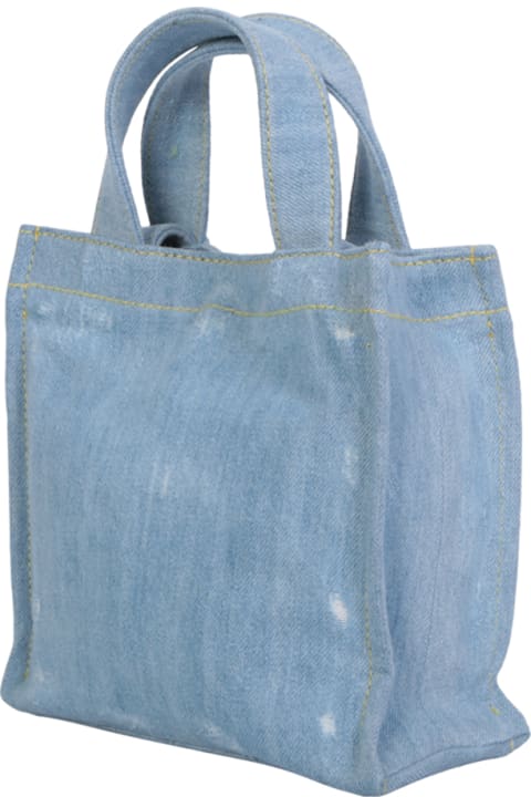Homeware Acne Studios Denim Logo Bag