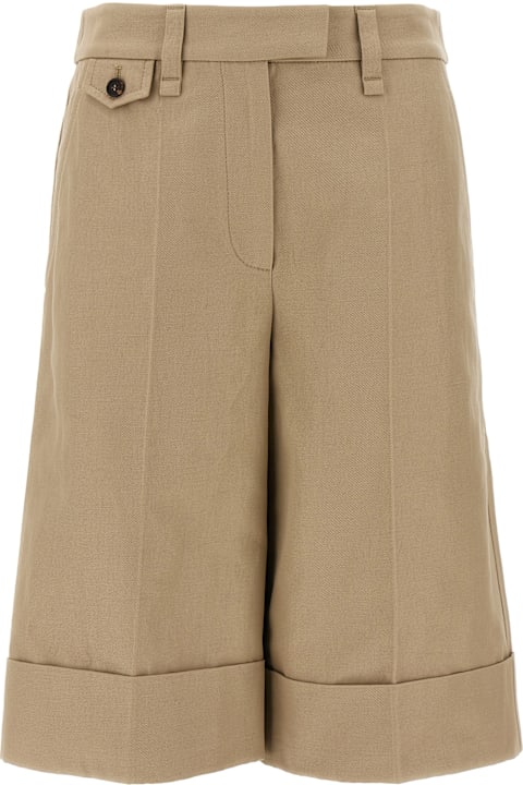 Brunello Cucinelli Pants & Shorts for Women Brunello Cucinelli Turn-up Bermuda Shorts