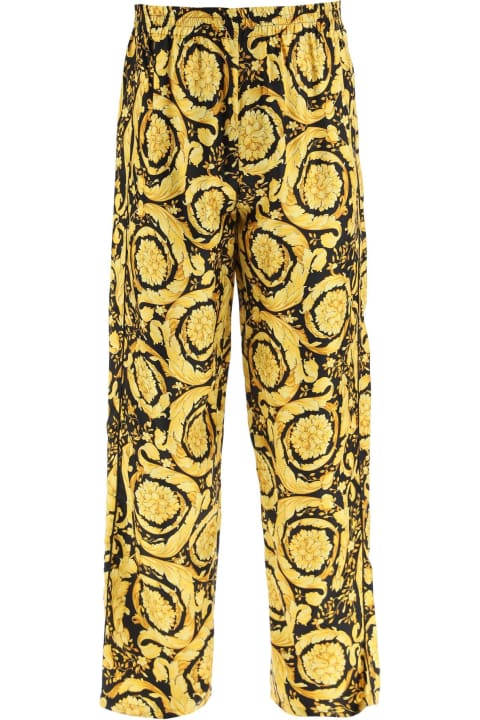 Versace Pants for Men Versace Crop Printed Trousers