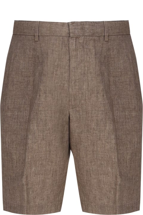 Zegna Pants for Men Zegna Linen Shorts