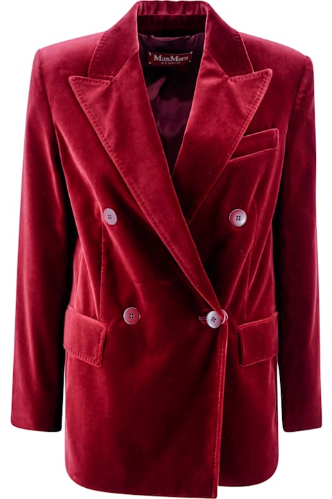 Coats & Jackets for Women Max Mara Studio Blazer Fumante In Velluto