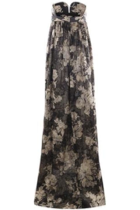 Dresses for Women Max Mara Floral Printed Strapless Dress