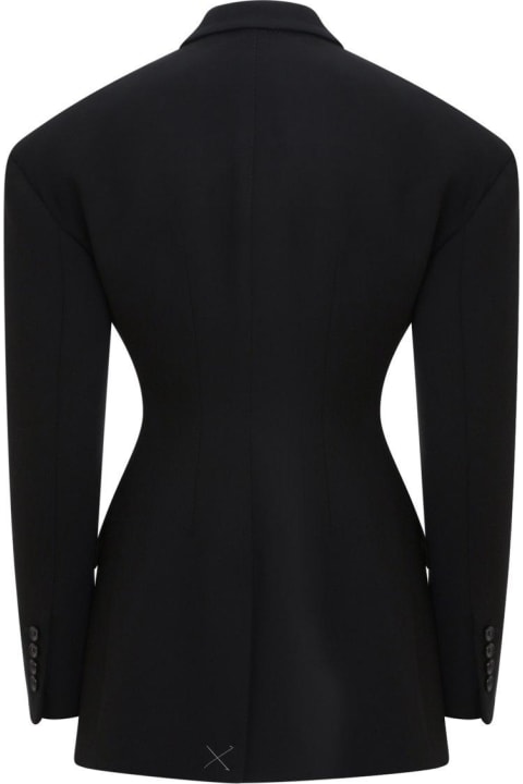 Dolce & Gabbana Coats & Jackets for Women Dolce & Gabbana Double-breasted Technical Crepe Jacket