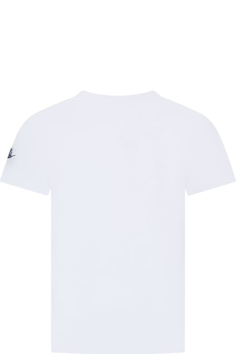 Nike for Kids Nike White T-shirt For Boy With Logo