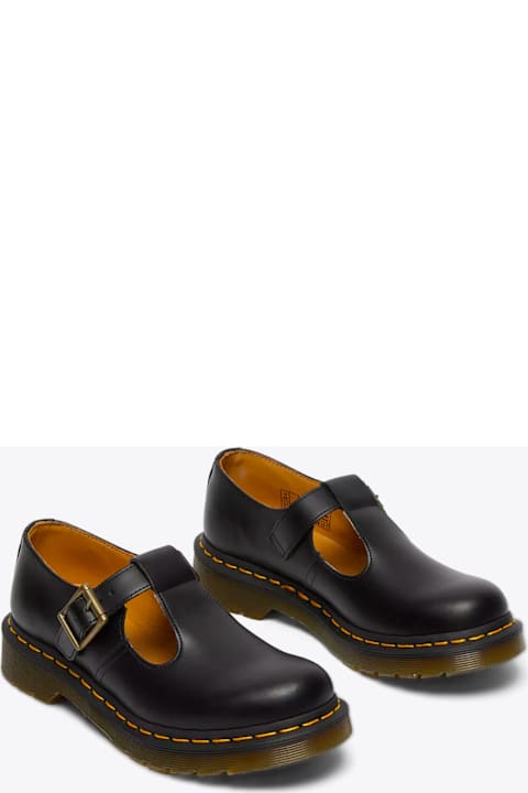 Dr. Martens Flat Shoes for Women Dr. Martens Polley Black smooth leather Mary Jane - Polley