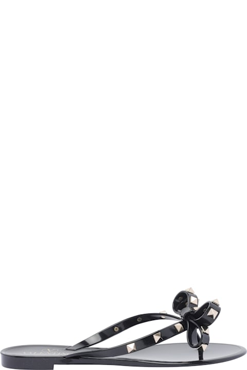 Valentino Garavani Rockstud Rubber Flip Flops