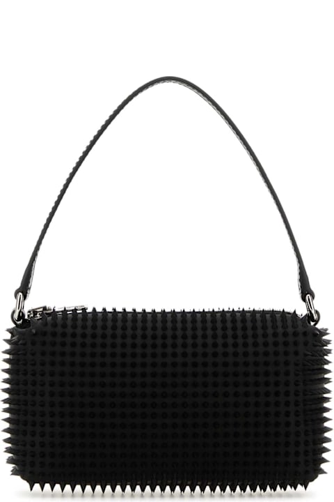 Alexander Wang for Women Alexander Wang Black Leather Small Heiress Handbag