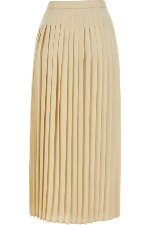 ウィメンズ Pradaのウェア Prada Sand Silk Skirt