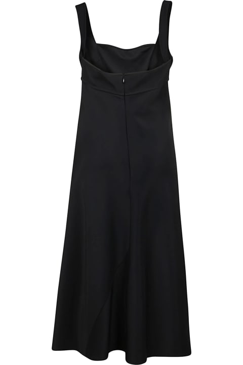 Victoria Beckham Dresses for Women Victoria Beckham Stretch Cady Flare Midi Dress