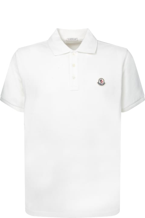 Moncler Topwear for Men Moncler Logo Patch Short-sleeved Polo Shirt
