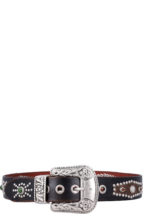 Homeware Golden Goose Golden Goose Lace Brown Leather Belt