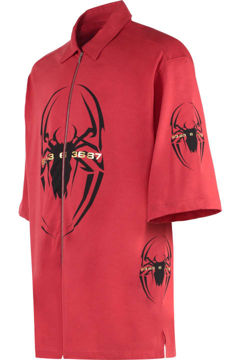 Fashion for Kids VETEMENTS Spider Cotton T-shirt