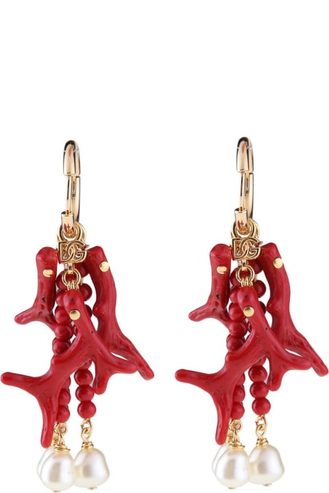 Jewelry for Women Dolce & Gabbana Dolce And Gabbana Earrings With Coral Branches