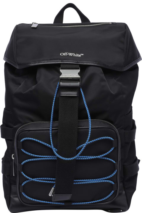 COURRIE FLAP BACKPACK in black