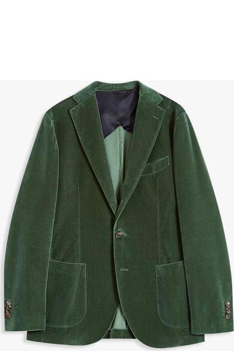 doppiaa for Women doppiaa Aanzio Velvet Blazer With Patch Pockets