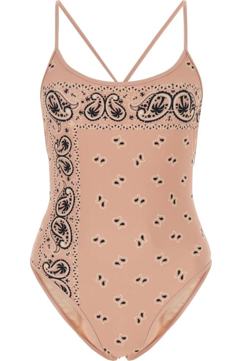 Palm Angels Swimwear for Women Palm Angels Printed Stretch Polyester Swimsuit