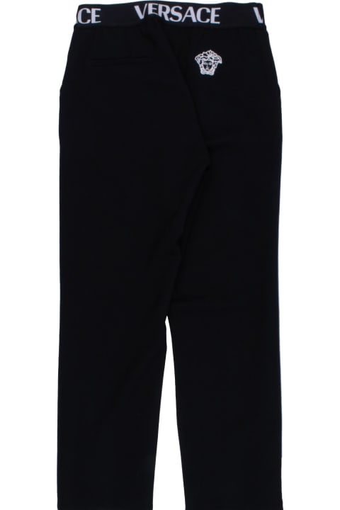 Versace Bottoms for Girls Versace Sporty Trousers With Versace Logo