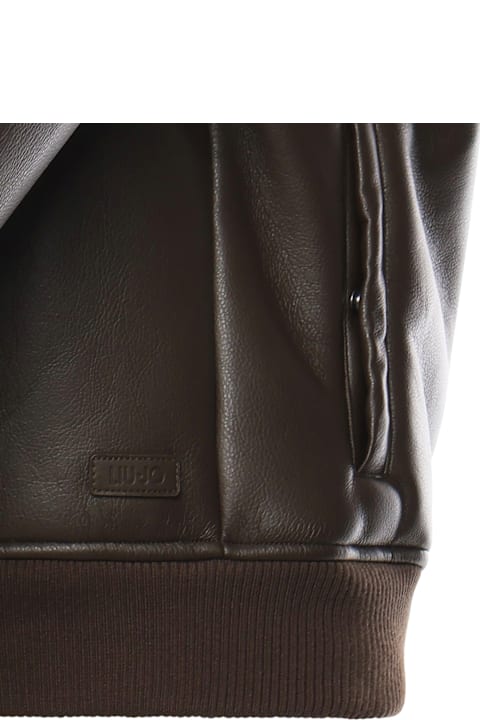 Liu-Jo for Kids Liu-Jo Coated Fabric Biker Jacket