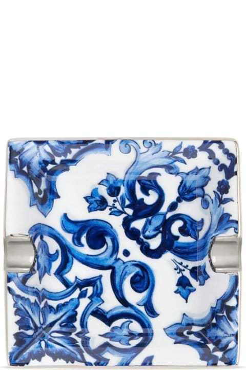 Home Décor Dolce & Gabbana Ashtray Mediterranean Blue