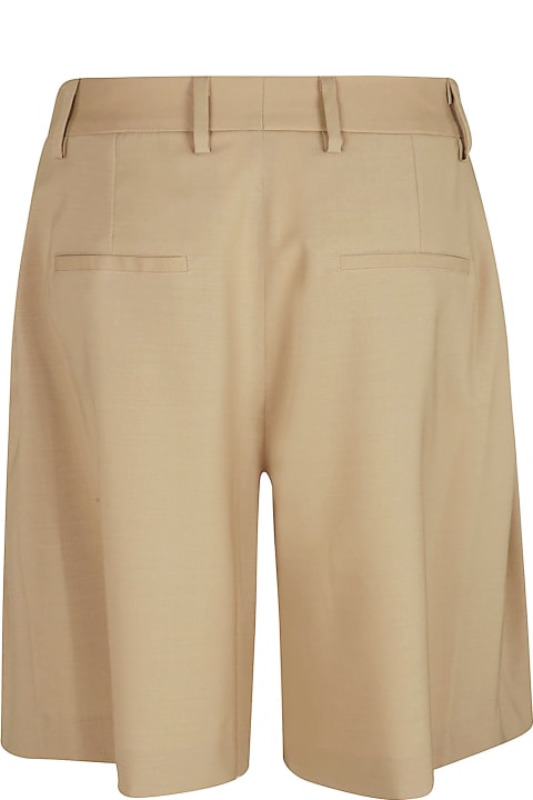 Pants & Shorts for Women Maison Flaneur Wide Leg Plain Trouser Shorts