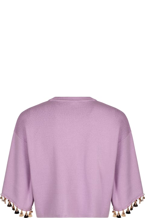 Paco Rabanne for Kids Paco Rabanne Cotton Blend Crew-neck Sweater