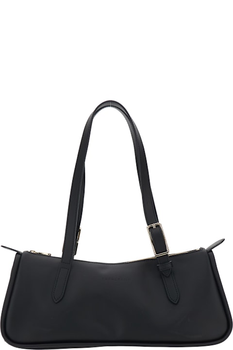 Longchamp for Men Longchamp Shoulder Bag 'le Pliage' With Two Handles And Black Leather Buckles For Women