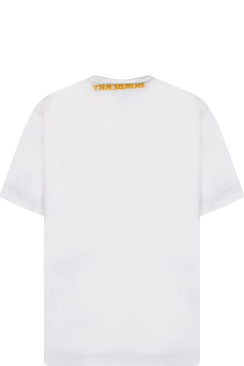 Burberry for Men Burberry White Graphic Ss T-shirt