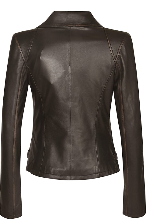 Coats & Jackets for Women S.W.O.R.D 6.6.44 Fitted Cropped Biker Jacket