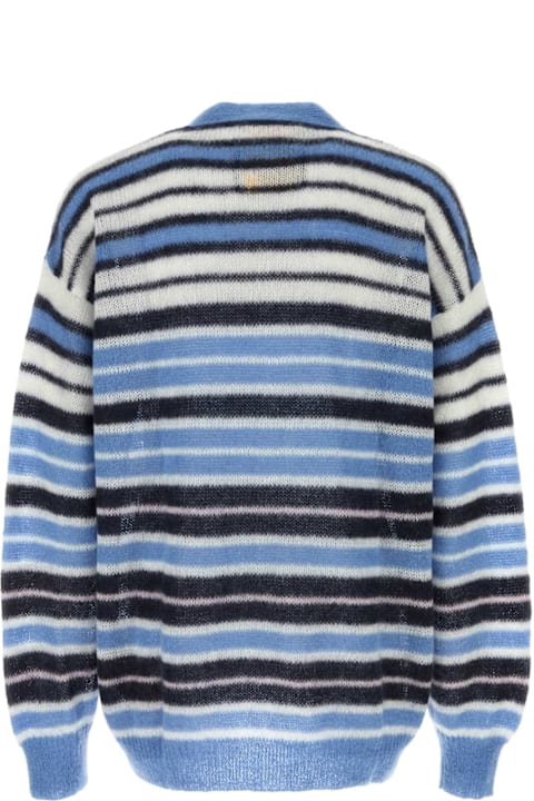 Marni Clothing for Men Marni Embroidered Mohair Blend Cardigan