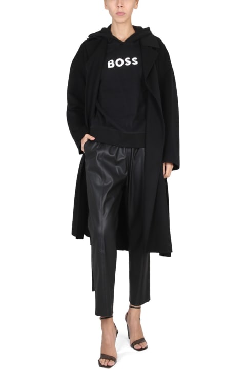 ウィメンズ Hugo Bossのコート＆ジャケット Hugo Boss Wool Blend Coat